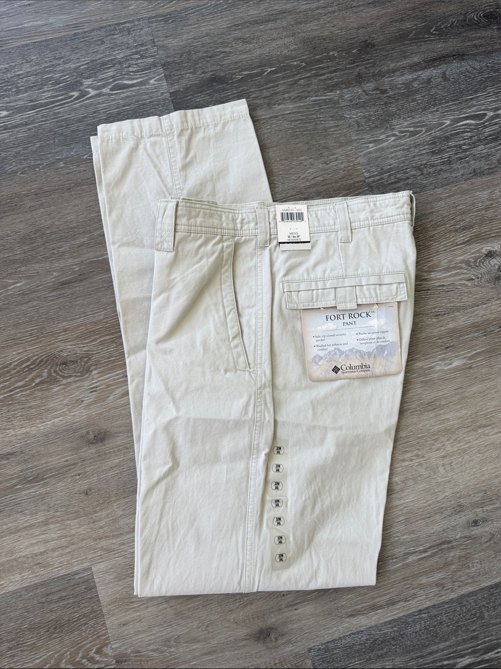 Columbia Fort Rock Men's Light Beige Cargo Pants